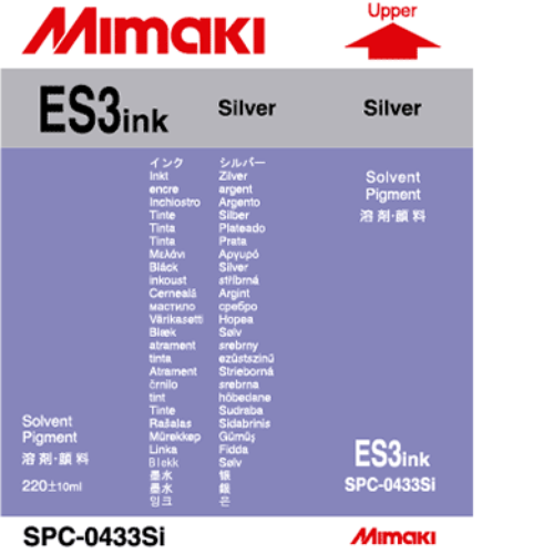 Mimaki ES3 Solvent Ink Cartridge 220ml Silver