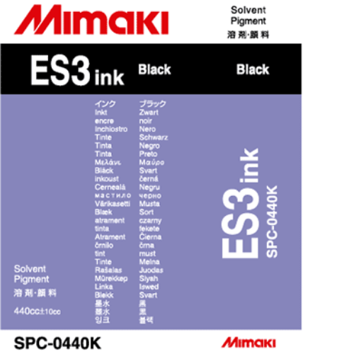 Mimaki ES3 Solvent Ink Cartridge 440ml Black