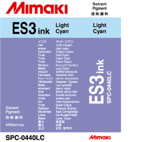 Mimaki ES3 Solvent Ink Cartridge 440ml Light Cyan