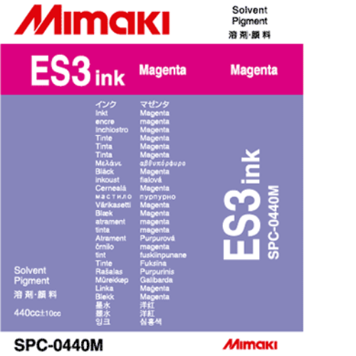 Mimaki ES3 Solvent Ink Cartridge 440ml Magenta