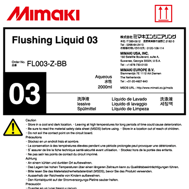 Mimaki FL003-Z-BB Flushing liquid 03 2L Bottle