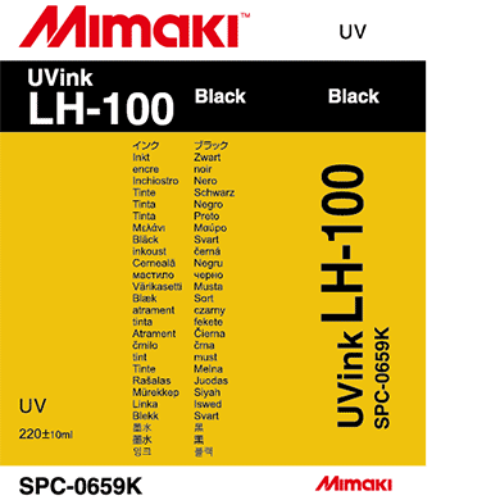 Mimaki LH-100 UV Curable Ink Cartridge 220ml Black