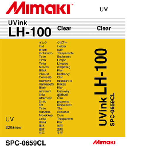 Mimaki LH-100 UV Curable Ink Cartridge 220ml Clear