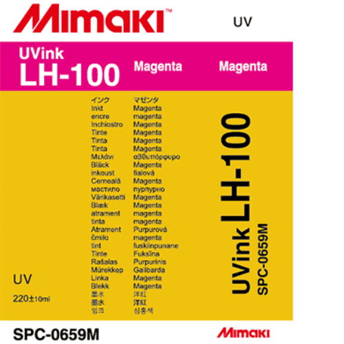 Mimaki LH-100 UV Curable Ink Cartridge 220ml Magenta