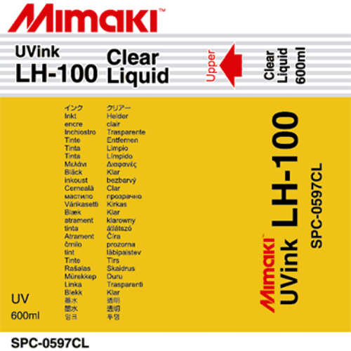 Mimaki LH-100 UV Curable Ink Pack 600ml Clear