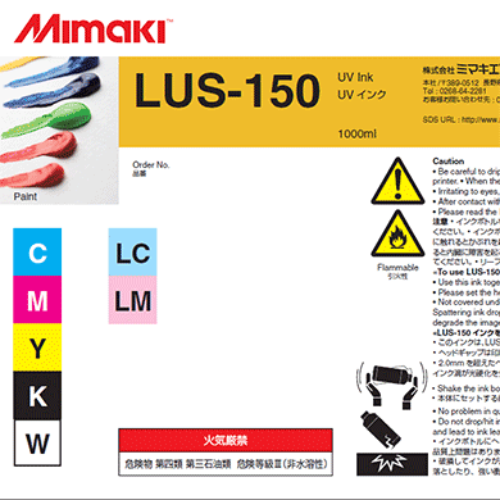 Mimaki LUS-150 UV Curable Ink Bottle 1 Liter Light Cyan