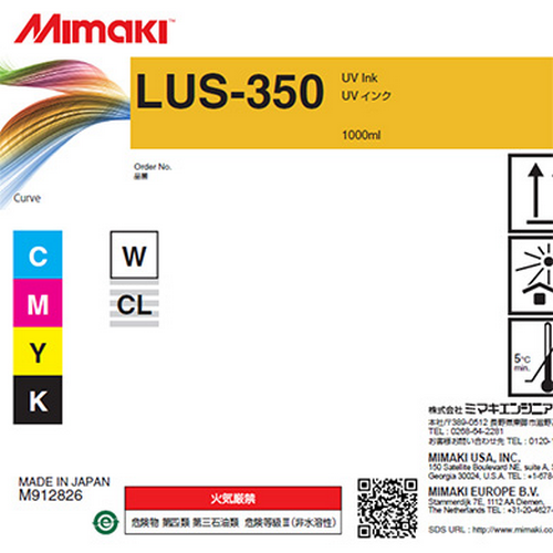 Mimaki LUS-350 UV Curable Ink Bottle 1 Liter Magenta