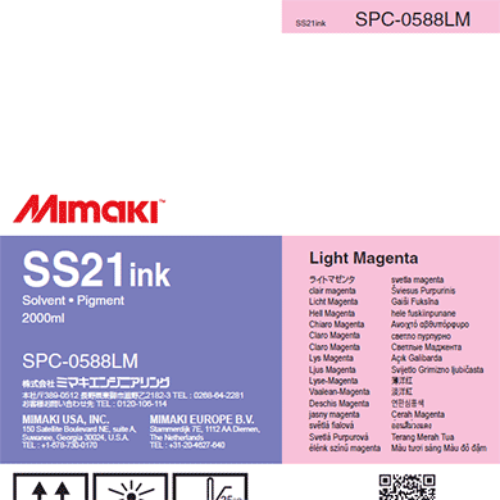 Mimaki SS21 Solvent Ink Pack 2,000ml Light Magenta