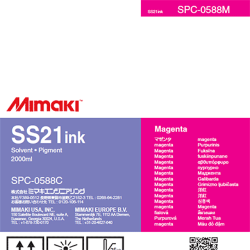Mimaki SS21 Solvent Ink Pack 2,000ml Magenta